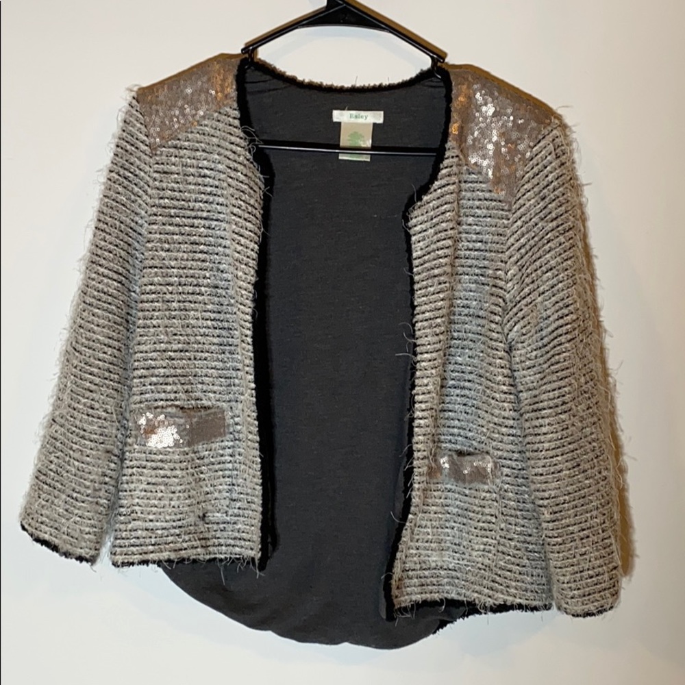 Esley Small Grey/White Blazer
